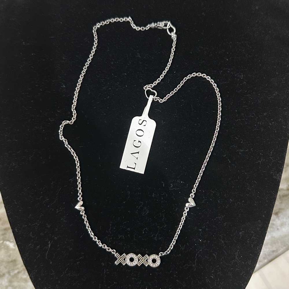 Sold-LAGOS XO 925 Silver Necklace